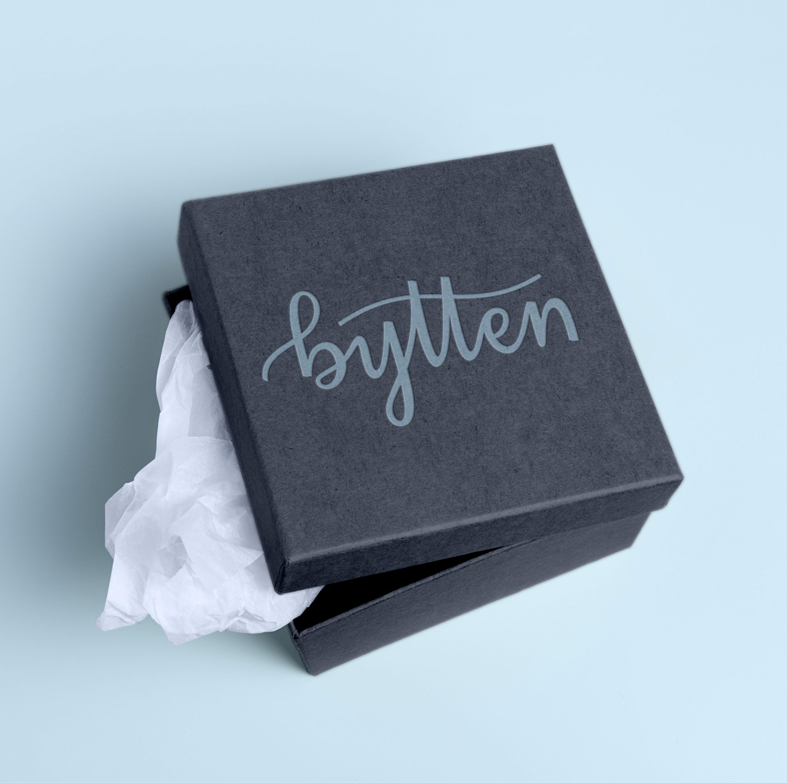 jewelry box with embossed bytten logo