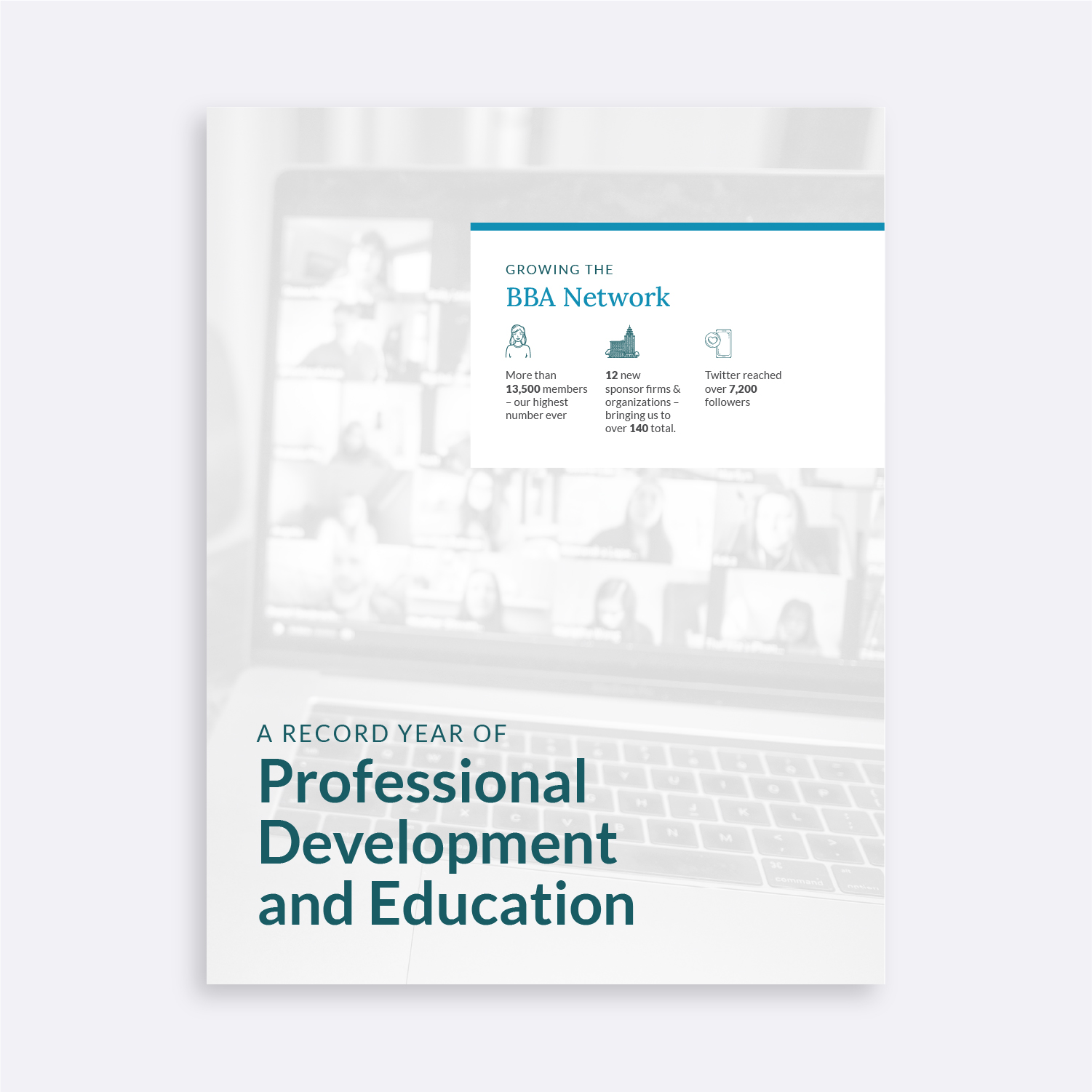 Boston Bar Annual Report 2021 Professional Development and Education section page