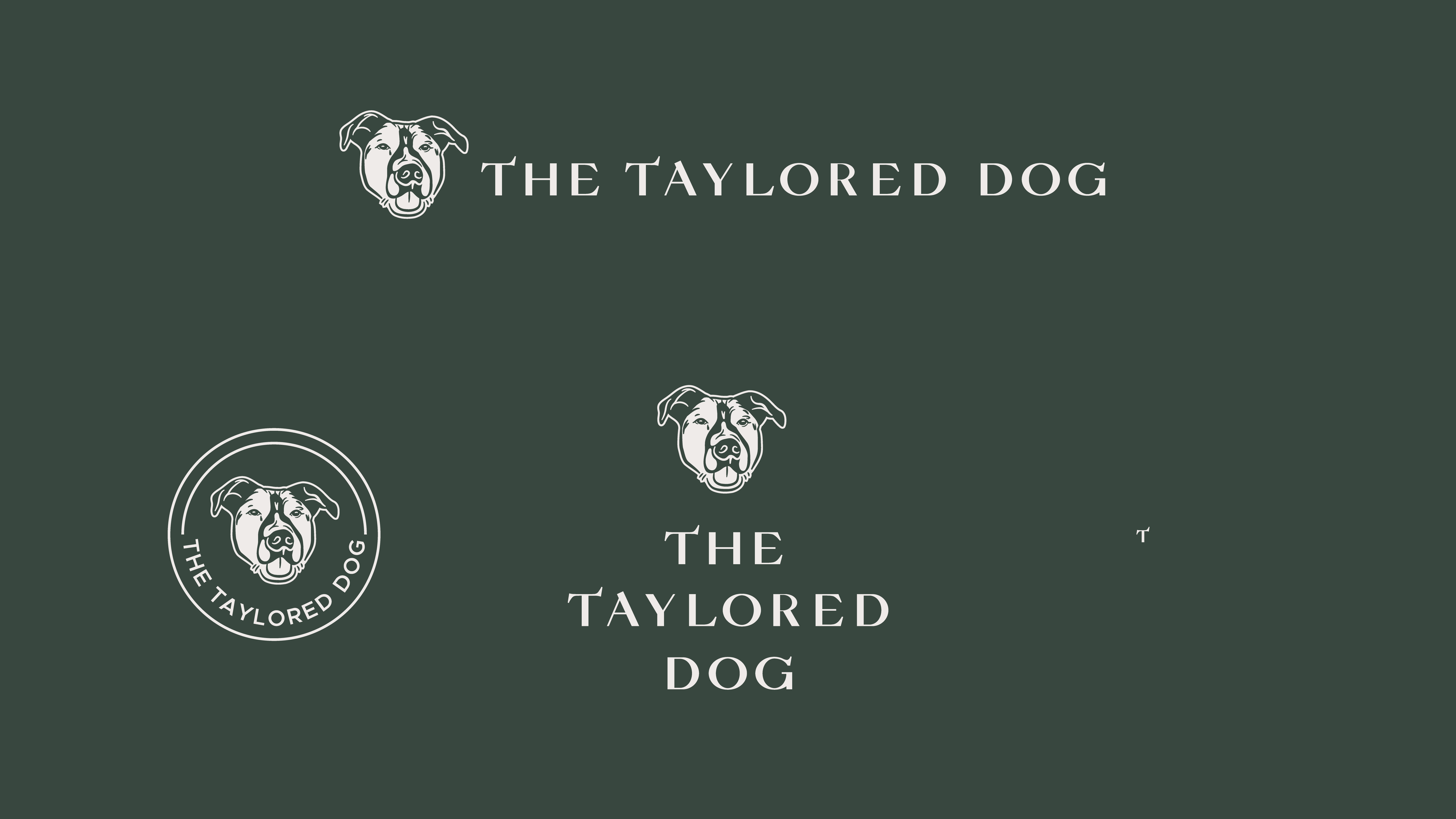 The Taylored Dog Logo System